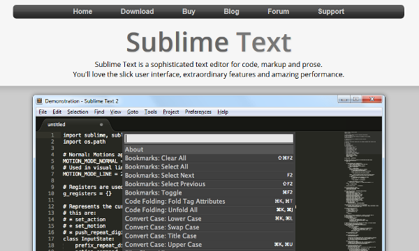 sublimetext