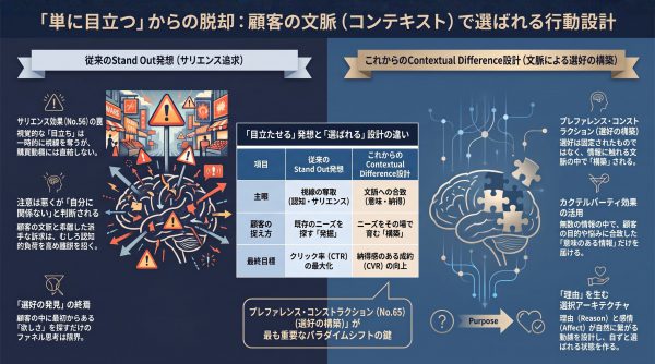 「単に目立つ」からの脱却