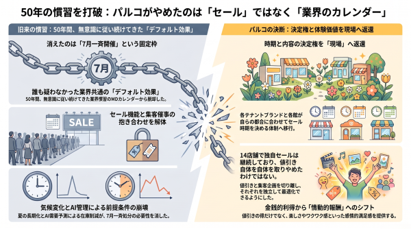 パルコがやめたのはセールではなく、業界のカレンダー